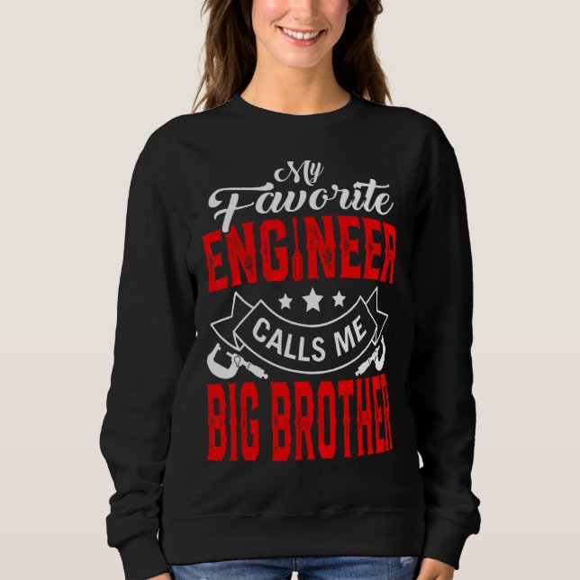 Sudadera Día del Padre de los hombres mi ingeniero favorito (Anverso)