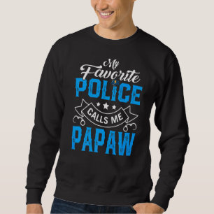 Sudadera Día del padre de los hombres, mi policía favorita 