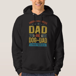 Sudadera Día del Padre de los hombres Tengo dos títulos pap