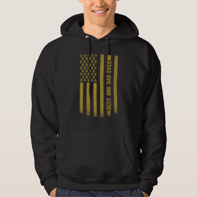 Sudadera Día del Padre de los Padres de la Bandera del Mejo (Anverso)