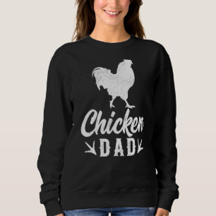 Sudadera Día del Padre de los Pollos Hombres Agricultores d