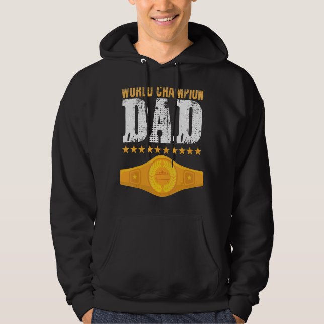 Sudadera Día del Padre del Cinturón de Campeones de los Niñ (Anverso)