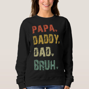 Sudadera Día del padre del hombre papá papá papá papá papá 