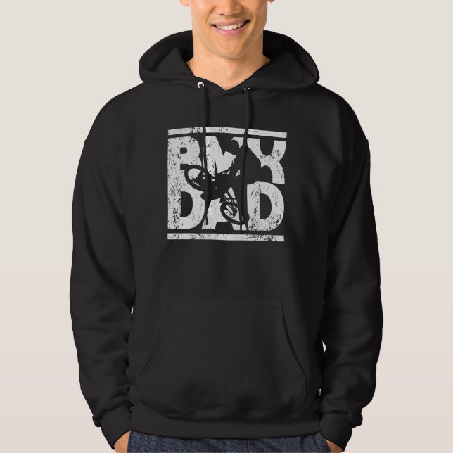 Sudadera Día del padre del motorista padre del BMX dad (Anverso)