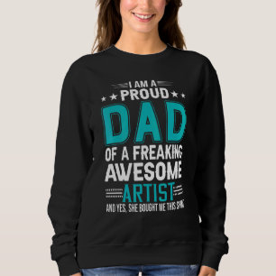 Sudadera Día del Padre, estoy orgulloso de ser artista