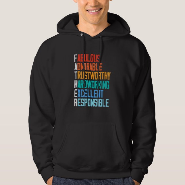 Sudadera Día del Padre Fabuloso Admirable (Anverso)