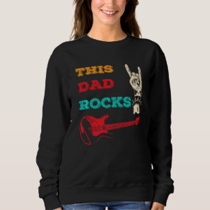 Sudadera Día del padre masculino este papá roza mano de gui