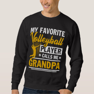 Sudadera Día del Padre, mi jugador favorito de voleibol lla