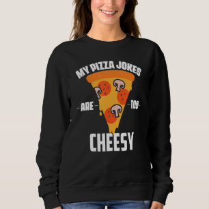 Sudadera Día del Padre, mis Chistes de pizza son un día de