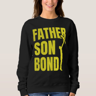 Sudadera Día del Padre Padre Orgulloso Padre Hijo Bond