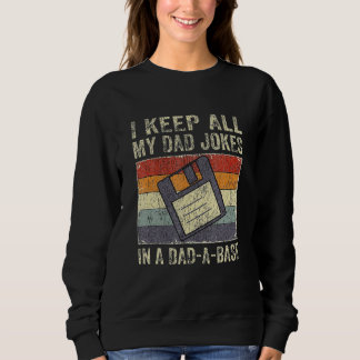 Sudadera Día del Padre Papá Chistes en Papá una base Vintag