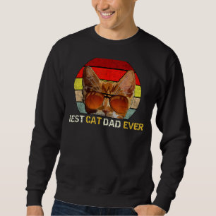 Sudadera Día del Padre Papi del Gato del Mejor Gato del Hom