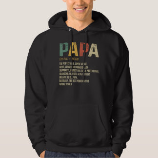 Sudadera Día del Padre para los hombres papá definición abu