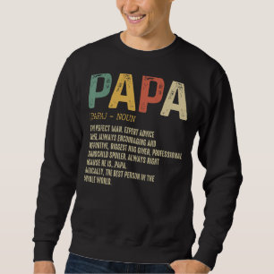 Sudadera Día del Padre para los hombres papá definición abu