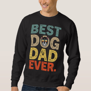 Sudadera Día del Padre para papá papá papá, mejor perro de 