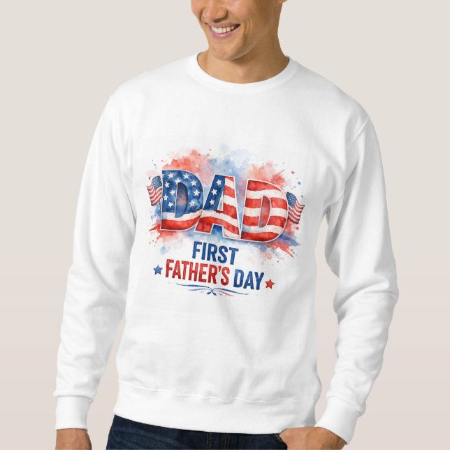 Sudadera Día del Padre Patriótico (Anverso)