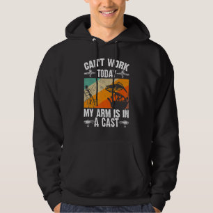 Sudadera Día del padre pescador no puedo trabajar hoy mi br