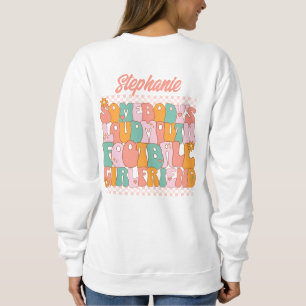 Sudadera Día del partido de la temporada de fútbol Vibe Lou
