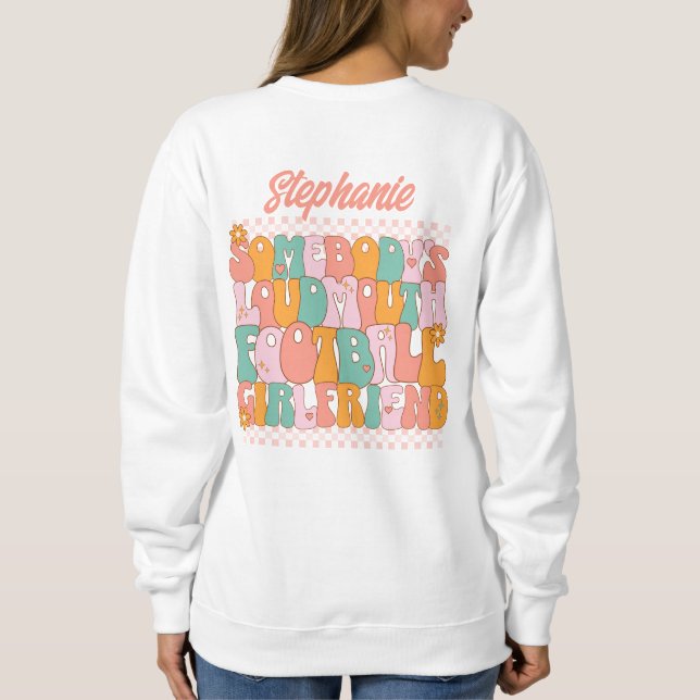 Sudadera Día del partido de la temporada de fútbol Vibe Lou (Reverso)