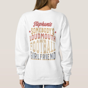 Sudadera Día del partido de la temporada de fútbol Vibe Lou