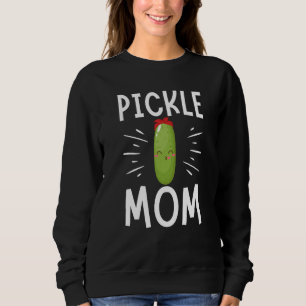 Sudadera Día del Pepino Mamá Pan Verdura Jardineras