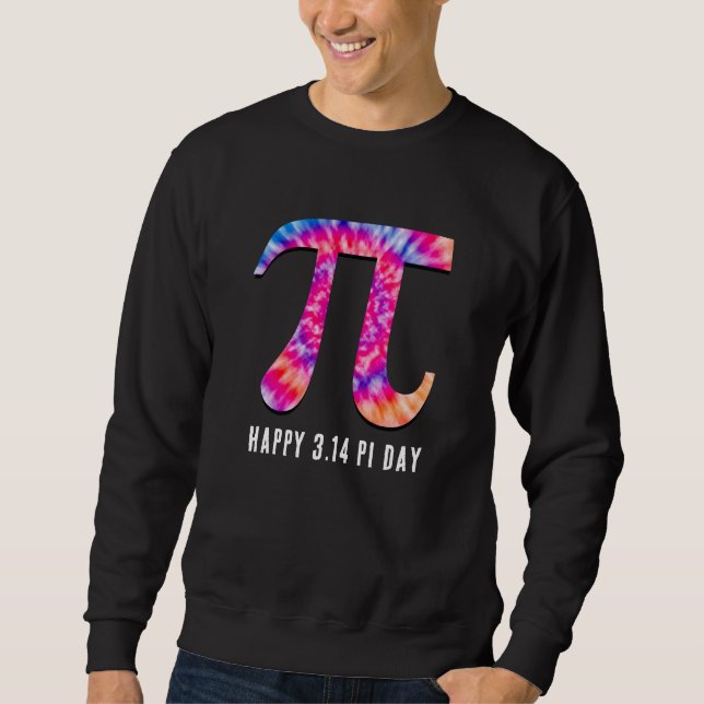 Sudadera Día del Pi con Tie Dye (Anverso)