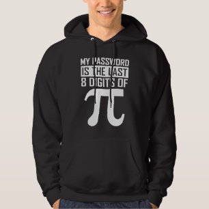 Sudadera Día del Pi Nerd de Matemáticas Friki Contraseña
