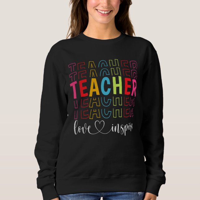 Sudadera Día del Profesor de Apreciación de Maestros (Anverso)