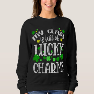 Sudadera Día del Profesor San Patricio, mi clase está llena