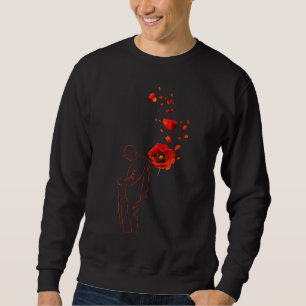 Sudadera Día del Recuerdo de la adormidera roja de Canadá p