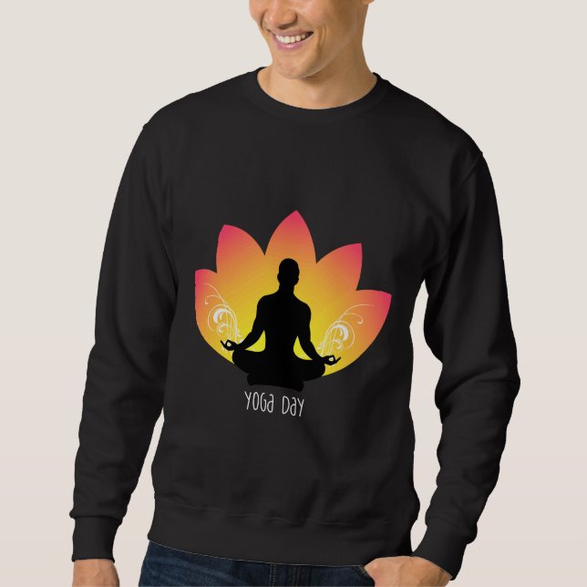 Sudadera Día del Yoga (Anverso)
