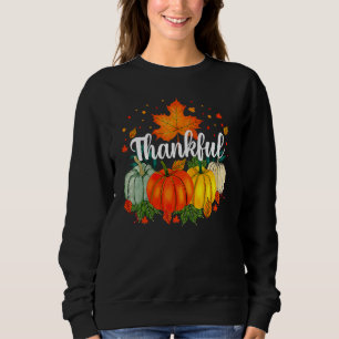 Sudadera Día Feliz de Acción de Gracias Otoño Hojas de Arce