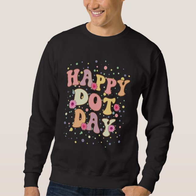 Sudadera Día Feliz de las Motas Día Internacional de las Mo (Anverso)