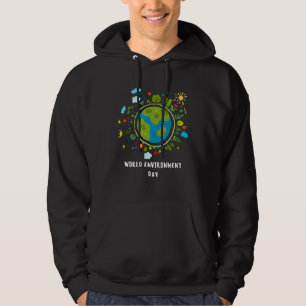 Sudadera Día Feliz del Medio Ambiente Lámpara de árbol Eart