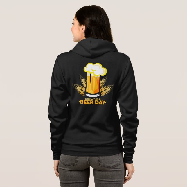Sudadera Día Internacional de la Cerveza (Reverso completo)
