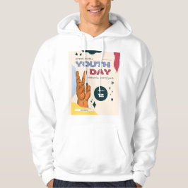 Sudadera Día Internacional de la Juventud, 12 de agosto,