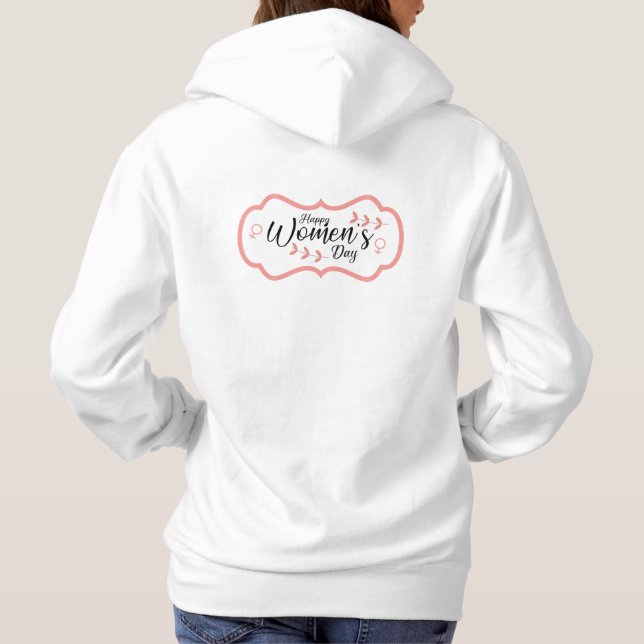 Sudadera Día Internacional de la Mujer 2026 (Reverso)