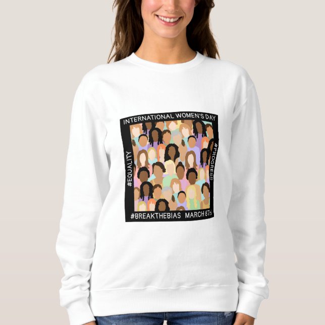 Sudadera Día Internacional de la Mujer - 8 de marzo (Anverso)