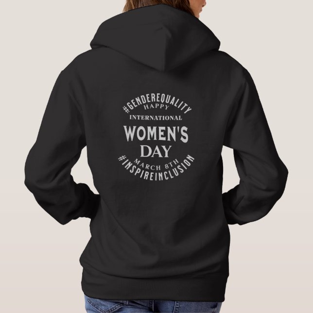 Sudadera Día Internacional de la Mujer | 8 de marzo Igualda (Reverso)