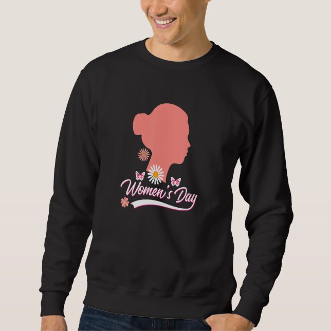 Sudadera Día Internacional de la Mujer 8 de marzo rompe la  (Anverso)