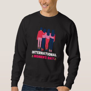 Sudadera Día Internacional de la Mujer Apoya el Feminismo y