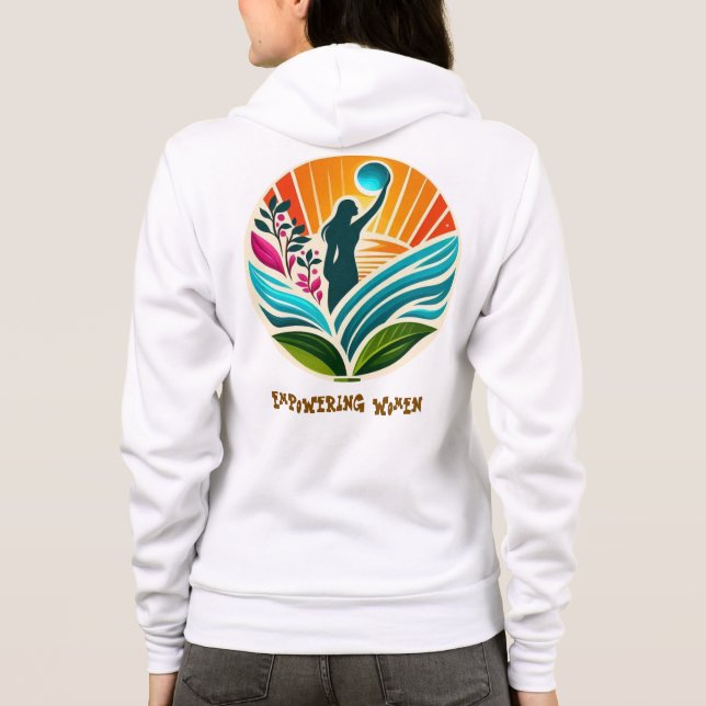 Sudadera Día Internacional de la Mujer Bella+Canvas Full-Zi (Reverso)