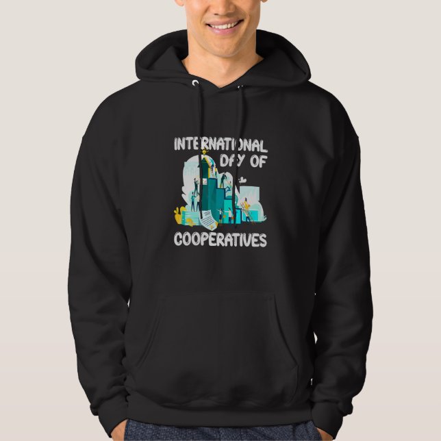 Sudadera Día Internacional de las Cooperativas Naciones Uni (Anverso)