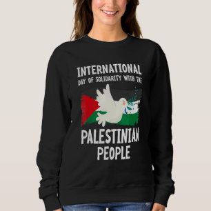 Sudadera Día Internacional de Solidaridad con los Palestino