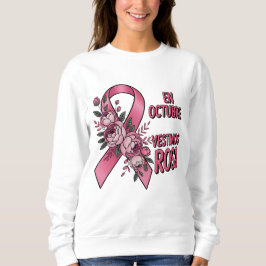 Sudadera Día internacional del Cáncer de Mama