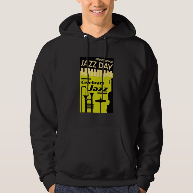 Sudadera Día Internacional del Jazz 30 de abril (Anverso)