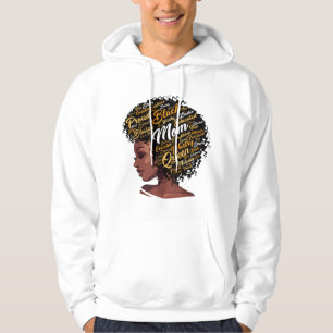 Sudadera Día Madre Negra Reina Afro Africana Mujer
