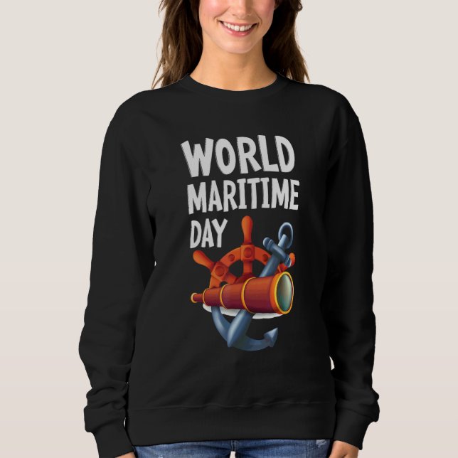 Sudadera Día Marítimo Mundial OMI (Anverso)