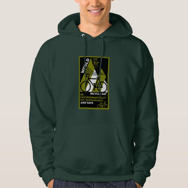 Sudadera Día Mundial de la Bicicleta (Anverso)