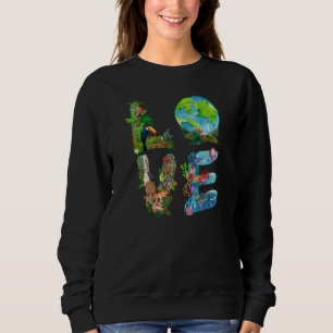 Sudadera Día Mundial De Los Animales Amor Protección De Cam